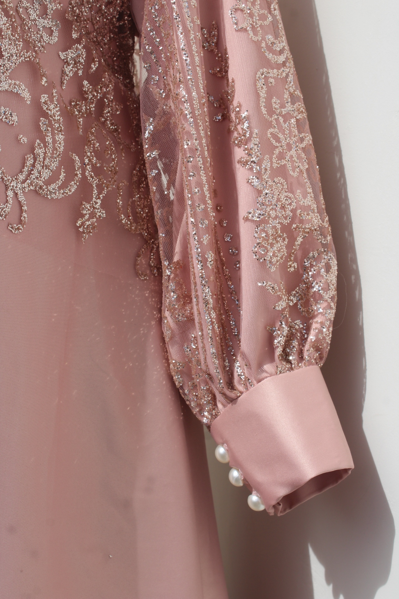 Faila Peach Long Dress